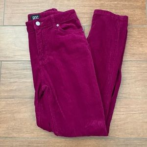 BDG magenta corduroy pants